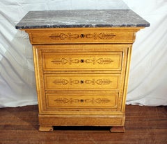 Mid-19th Century Louis Philippe 4-Drawer Commode