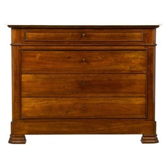 Mid-19th Century Louis Philippe Commode with Marble Top, France