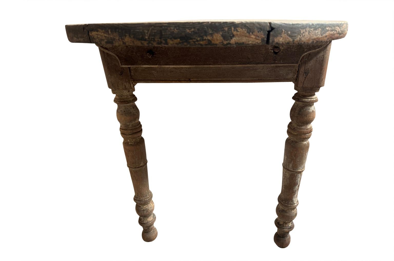 Konsole aus der Mitte des 19. Jahrhunderts, Louis Philippe-Periode (Kiefernholz) im Angebot