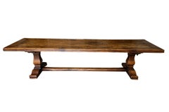 Mid-19th Century Louis XIV Style Trestle Table