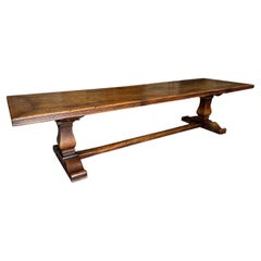 Mid-19th Century Louis XIV Style Trestle Table