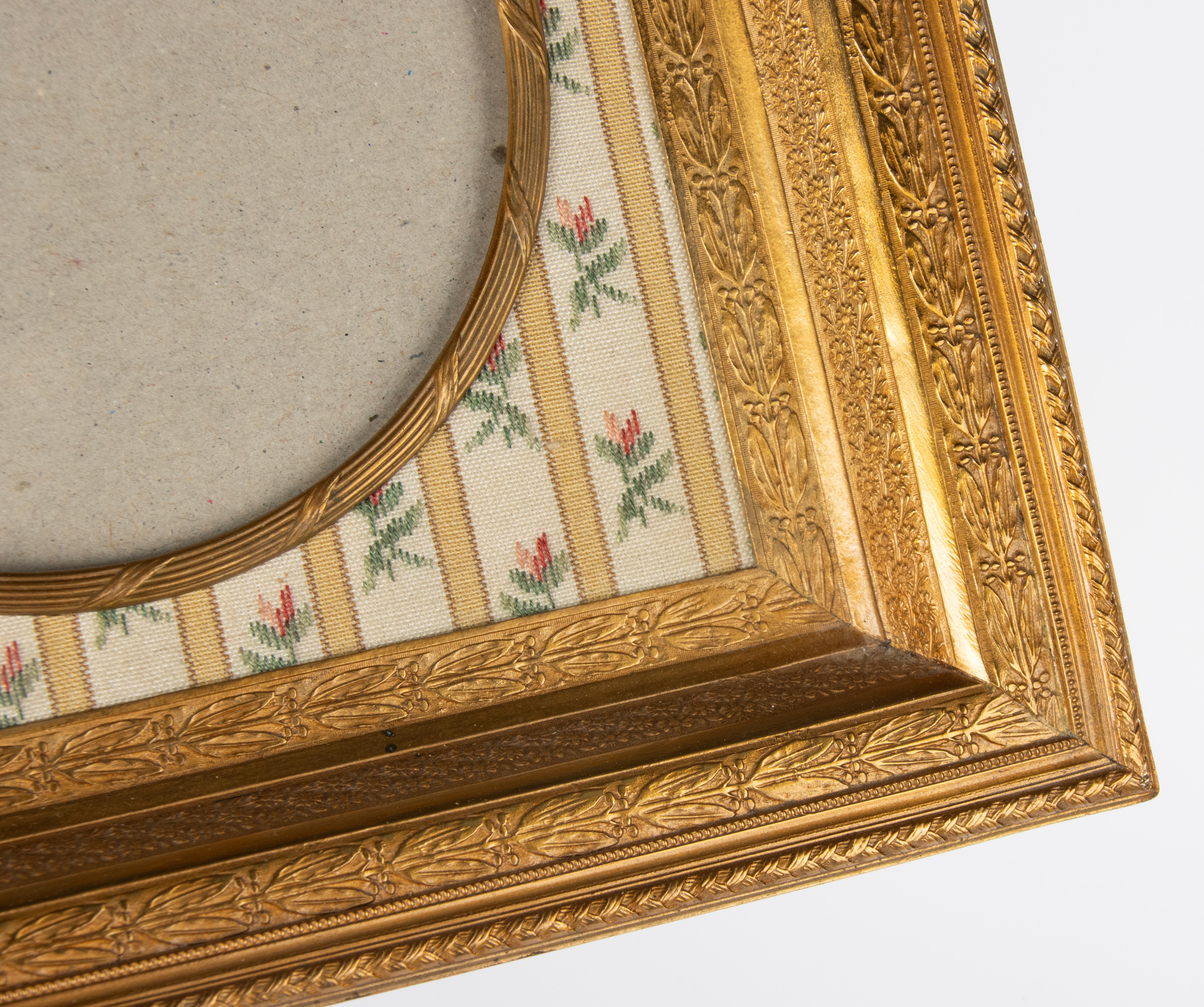 Mid 19th Century Louis XVI Ormolu Bronze Duo Picture frame - Napoleon III 4