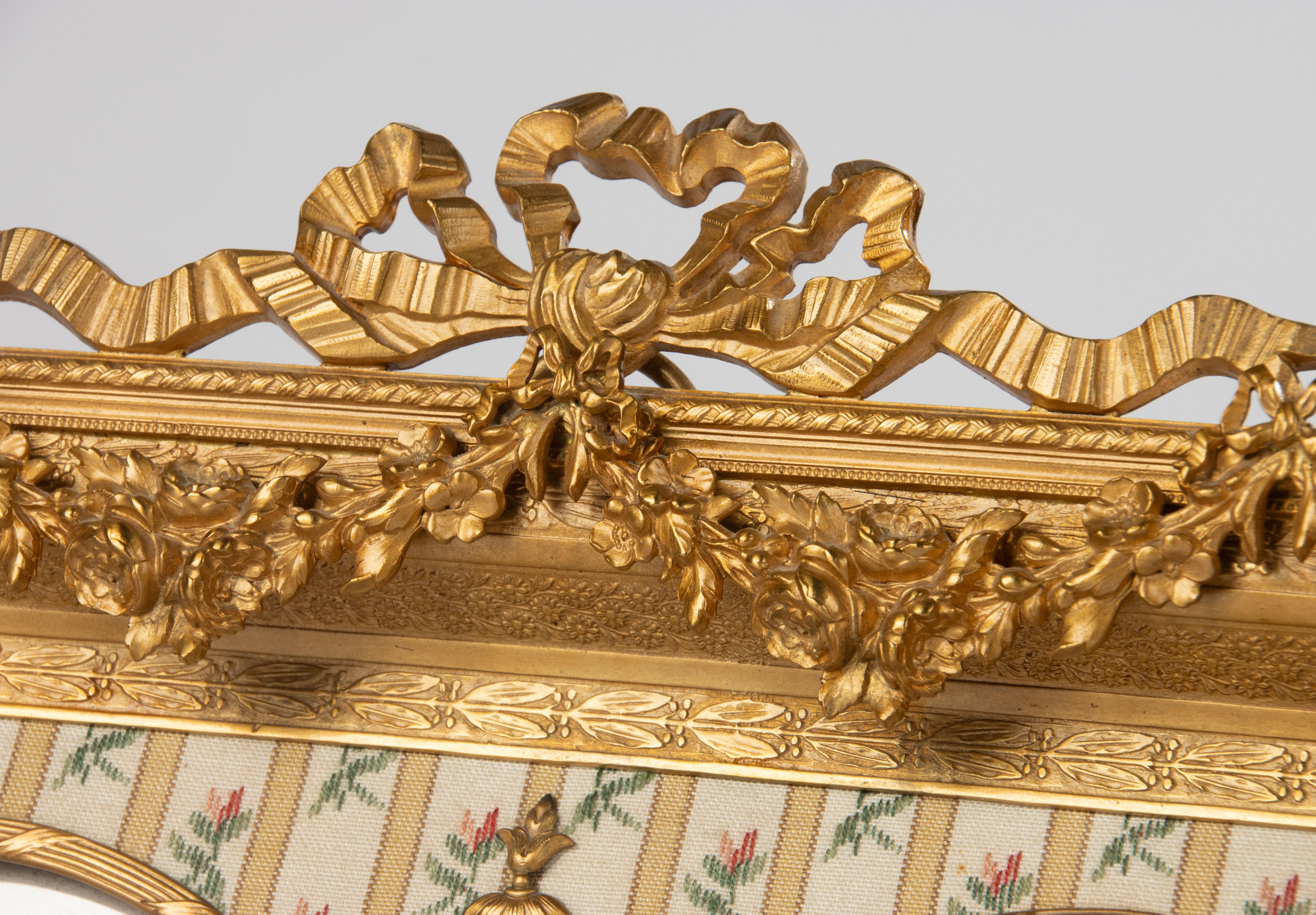 Mid 19th Century Louis XVI Ormolu Bronze Duo Picture frame - Napoleon III 6