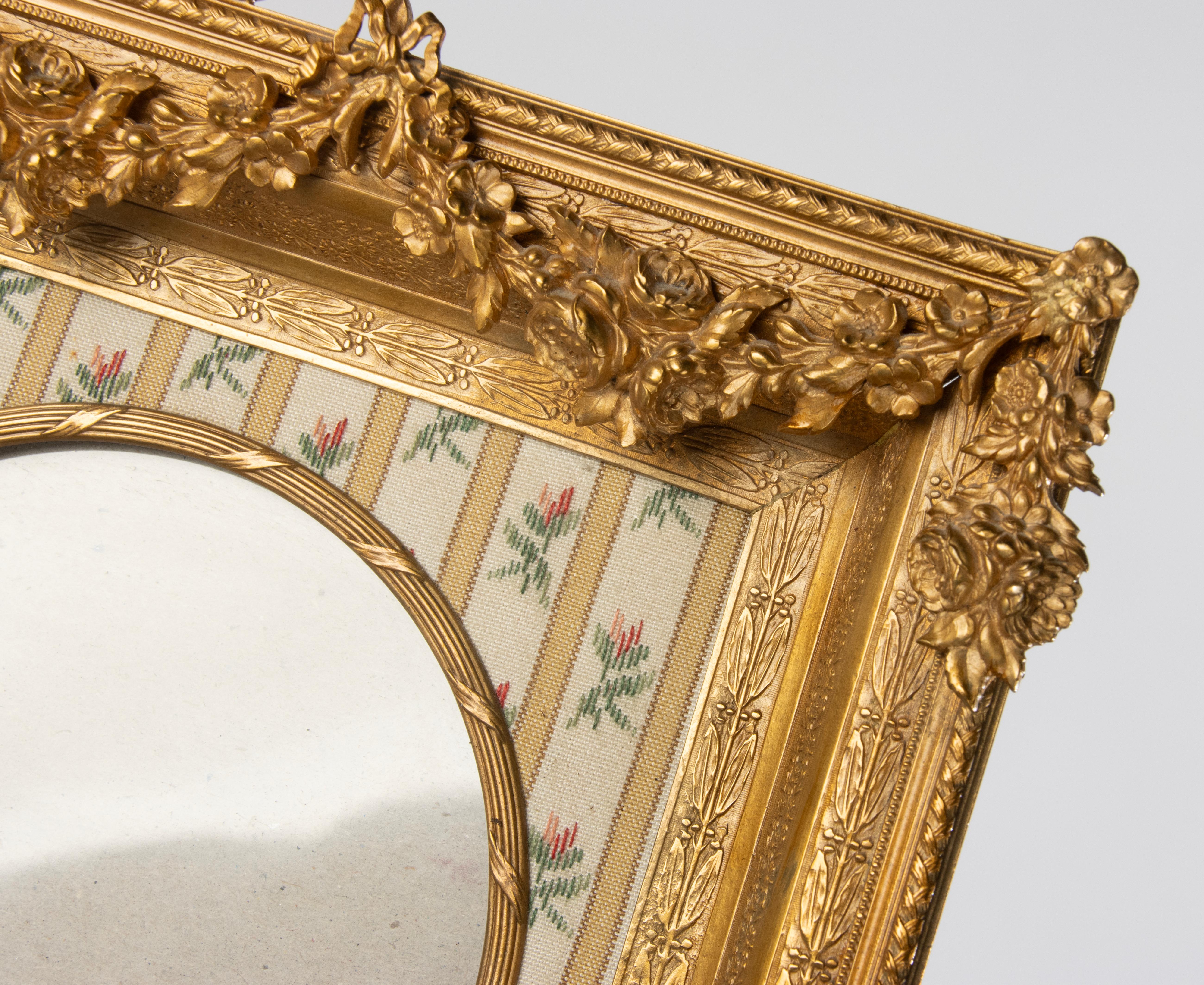Mid 19th Century Louis XVI Ormolu Bronze Duo Picture frame - Napoleon III 7