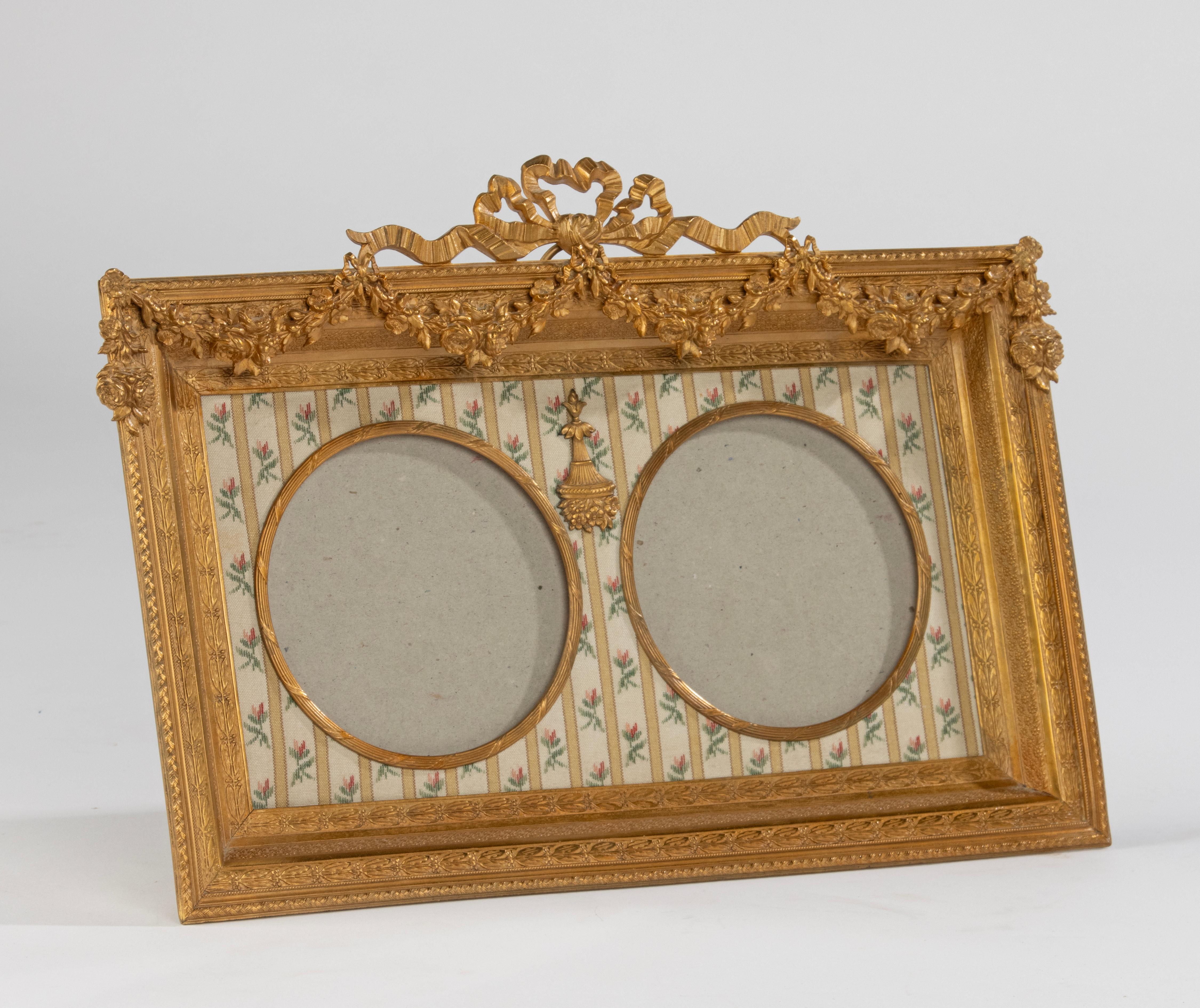 Mid 19th Century Louis XVI Ormolu Bronze Duo Picture frame - Napoleon III 8