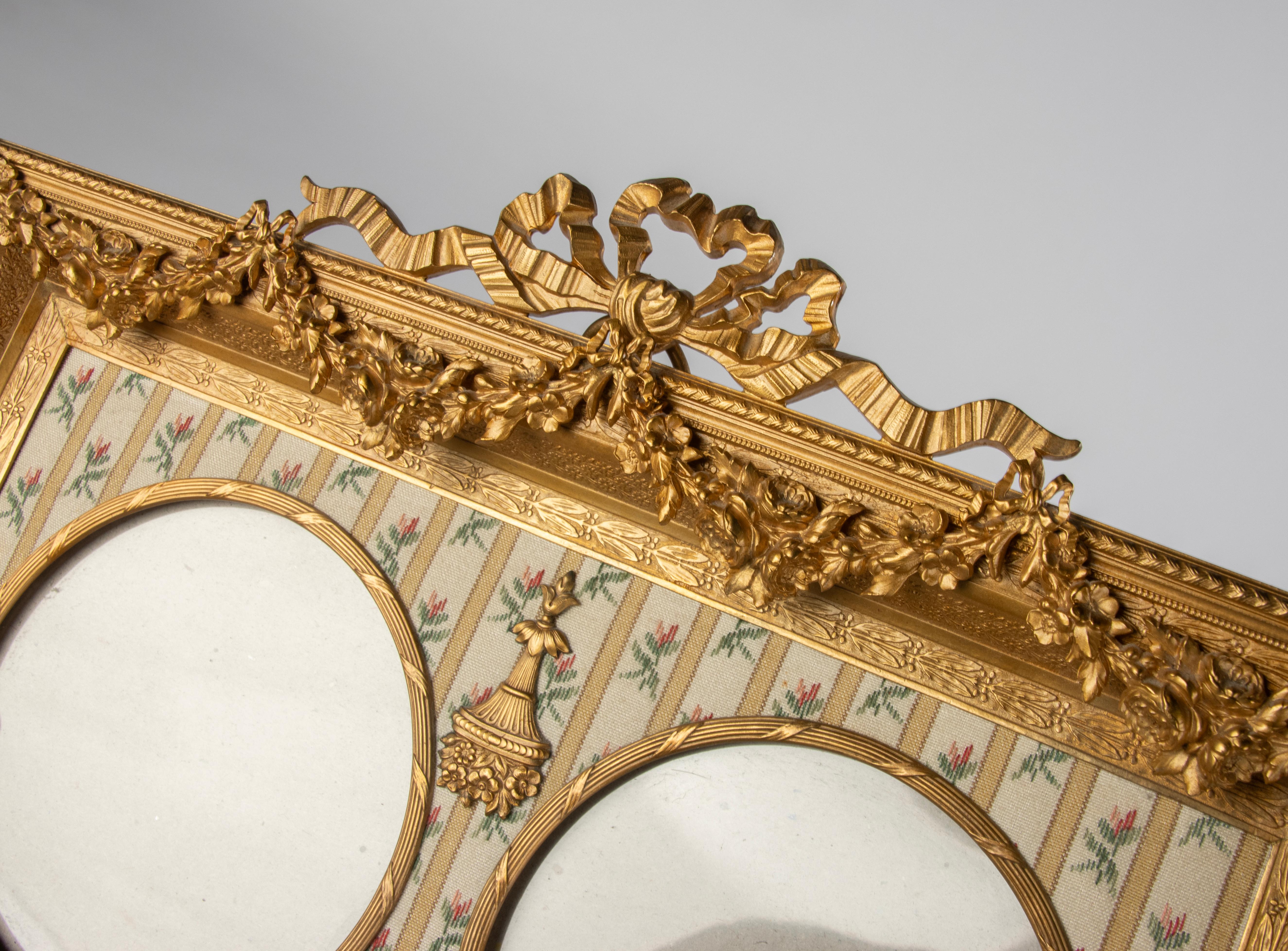 Mid 19th Century Louis XVI Ormolu Bronze Duo Picture frame - Napoleon III 9