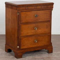 Mid 19th Century Louis XVI Style Mahogany Chest of Three Drawers