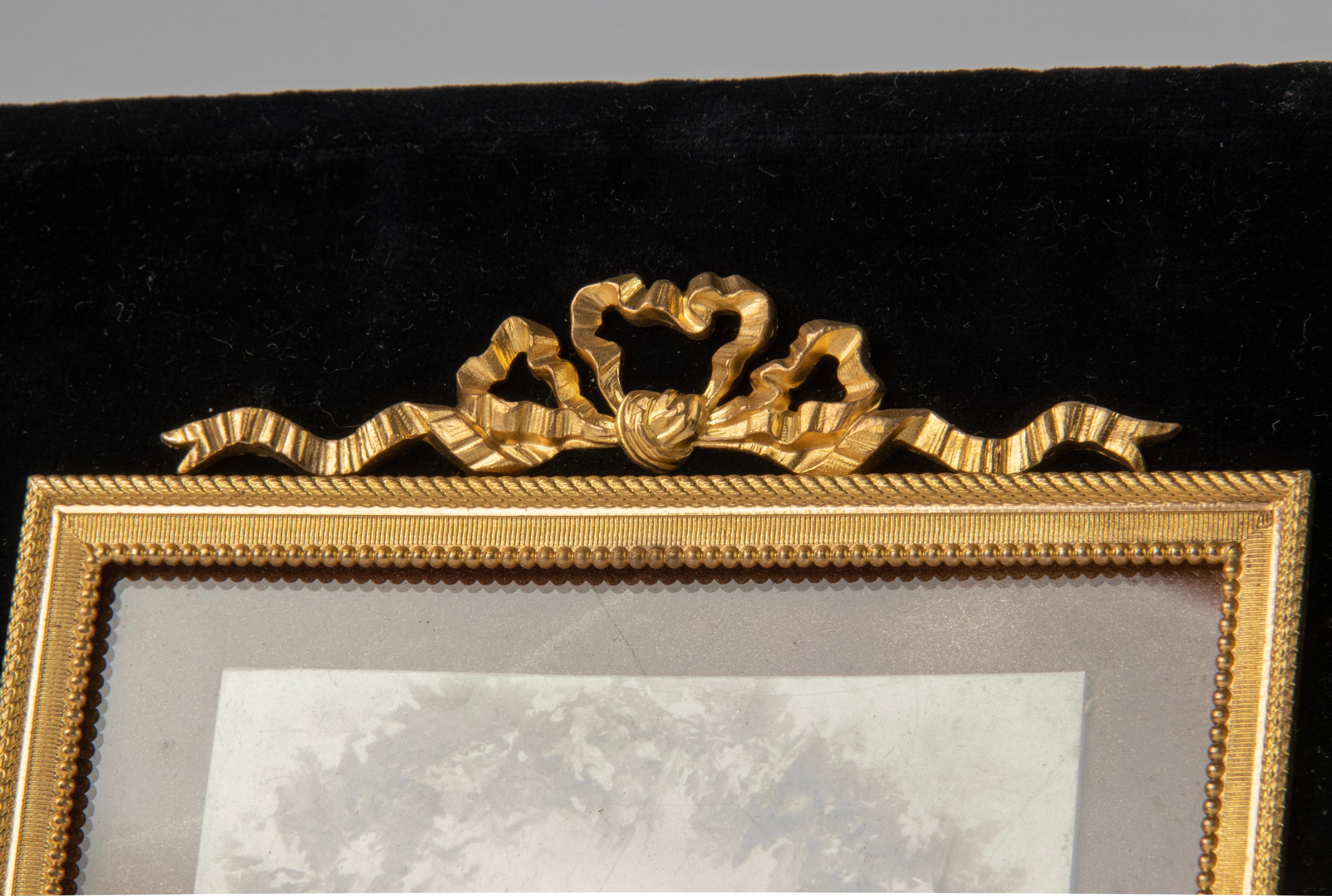 Mid-19th Century Louis XVI Style Ormolu Gilt Bronze Picture Frame 13