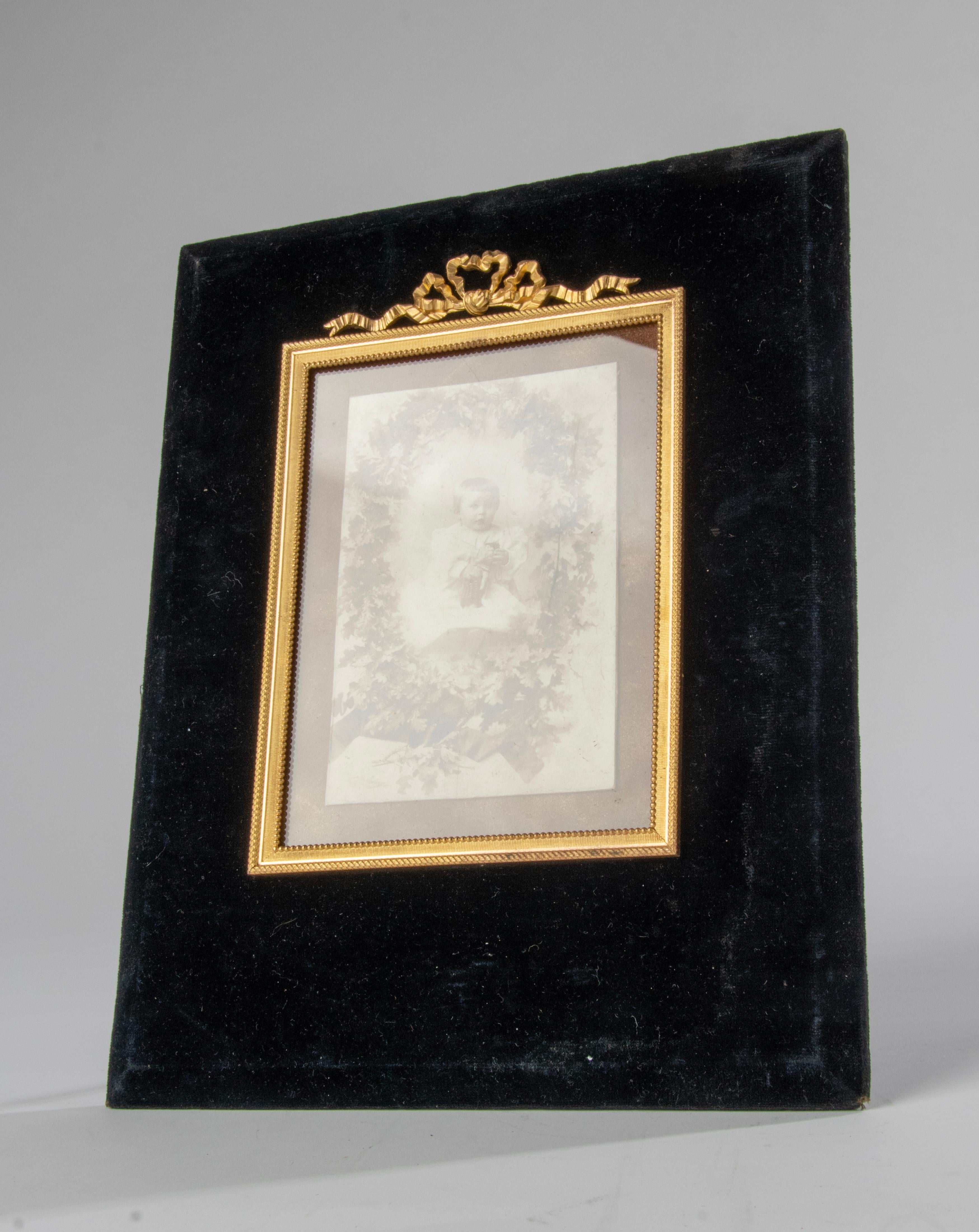 Mid-19th Century Louis XVI Style Ormolu Gilt Bronze Picture Frame 4