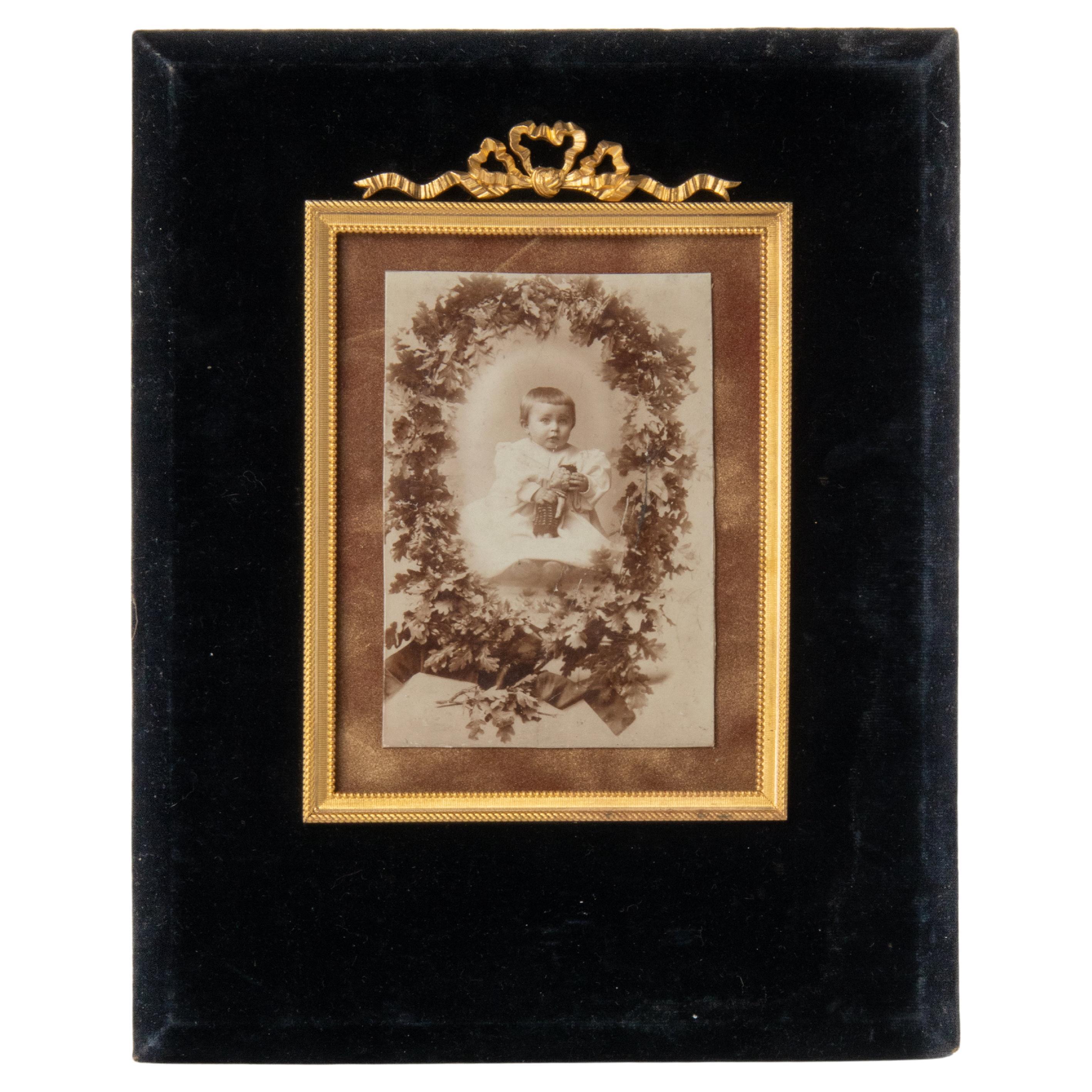 Mid-19th Century Louis XVI Style Ormolu Gilt Bronze Picture Frame