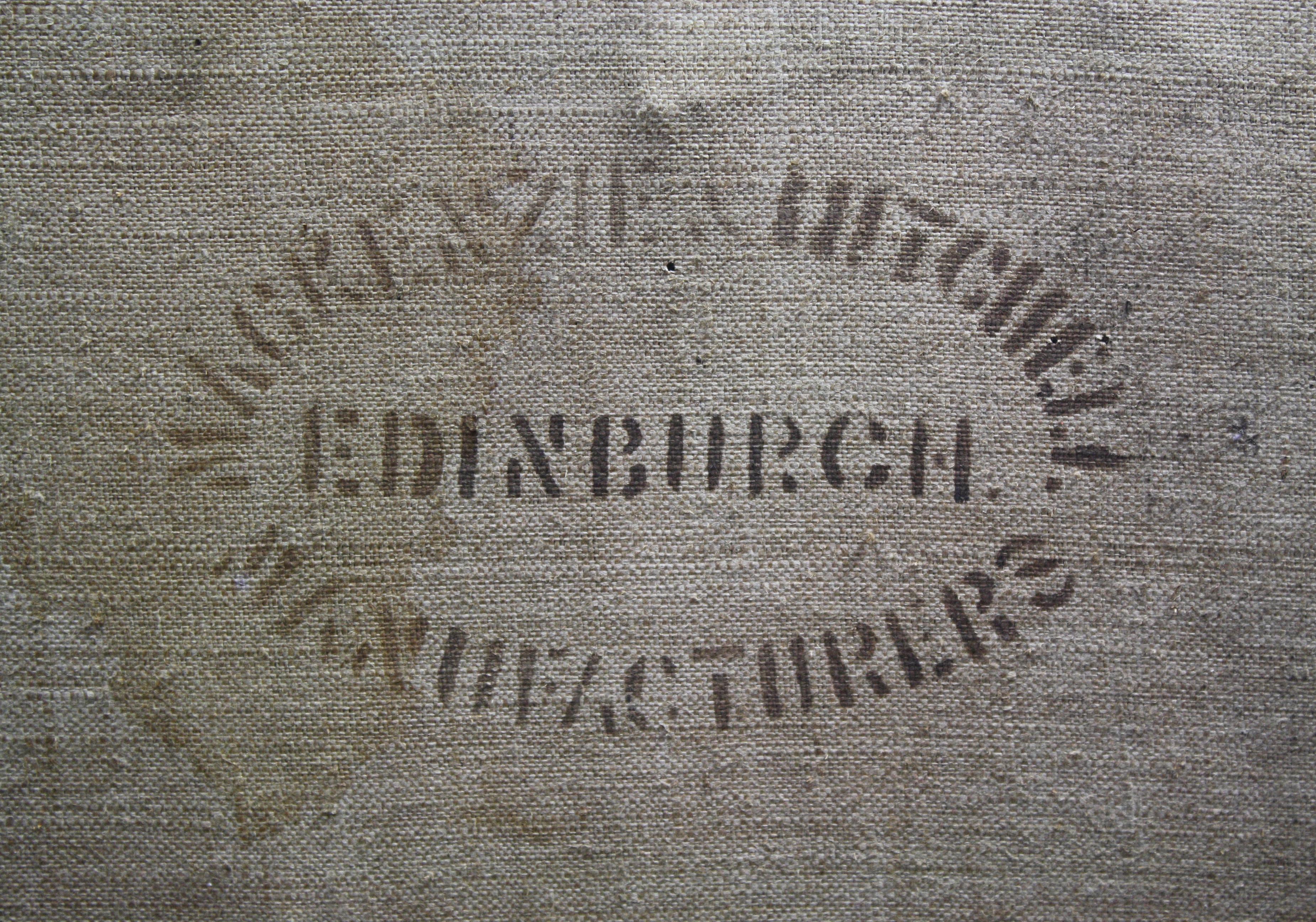 Mid-19th Century Mackenzie & Mitchell of Edinburgh Button Maroon Leather Sofa  10