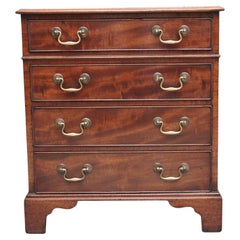 Mid 19th Century mahogany bedside chest of drawers