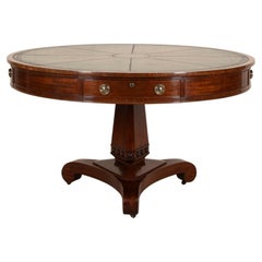 Mid-19th Century Mahogany Drum Table