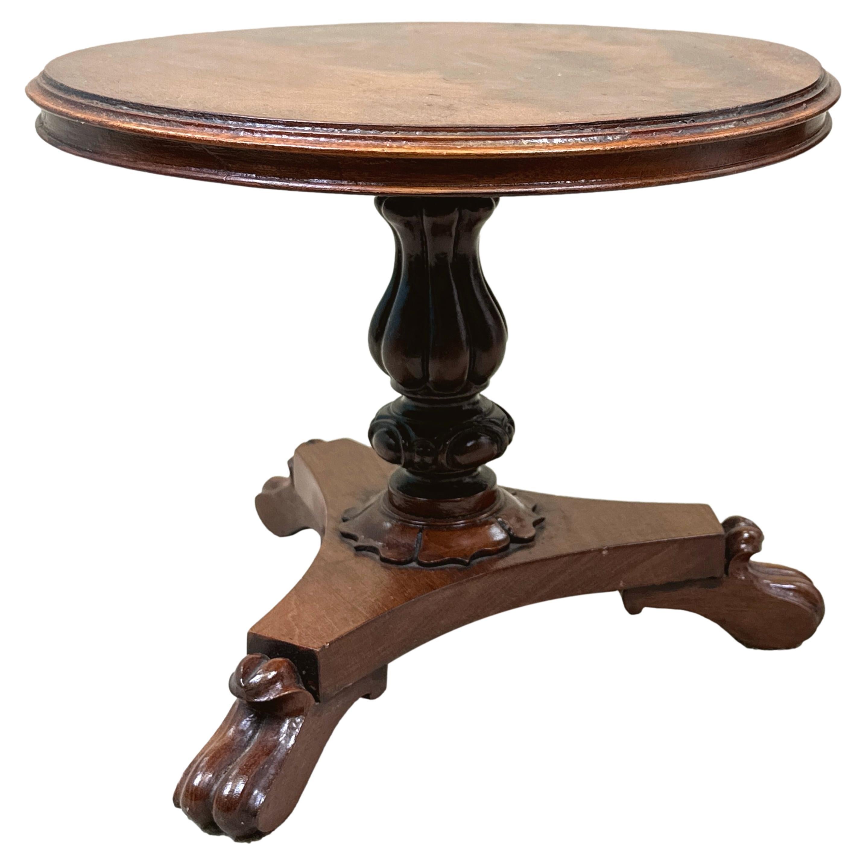 Mid-19th Century Mahogany Miniature Centre Table For Sale