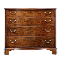 Mid-19th Century Mahogany Serpentine Chest of Drawers