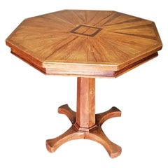 Mid-19th Century Mahogany Wine or Centre Table Inlaid with Coromandel