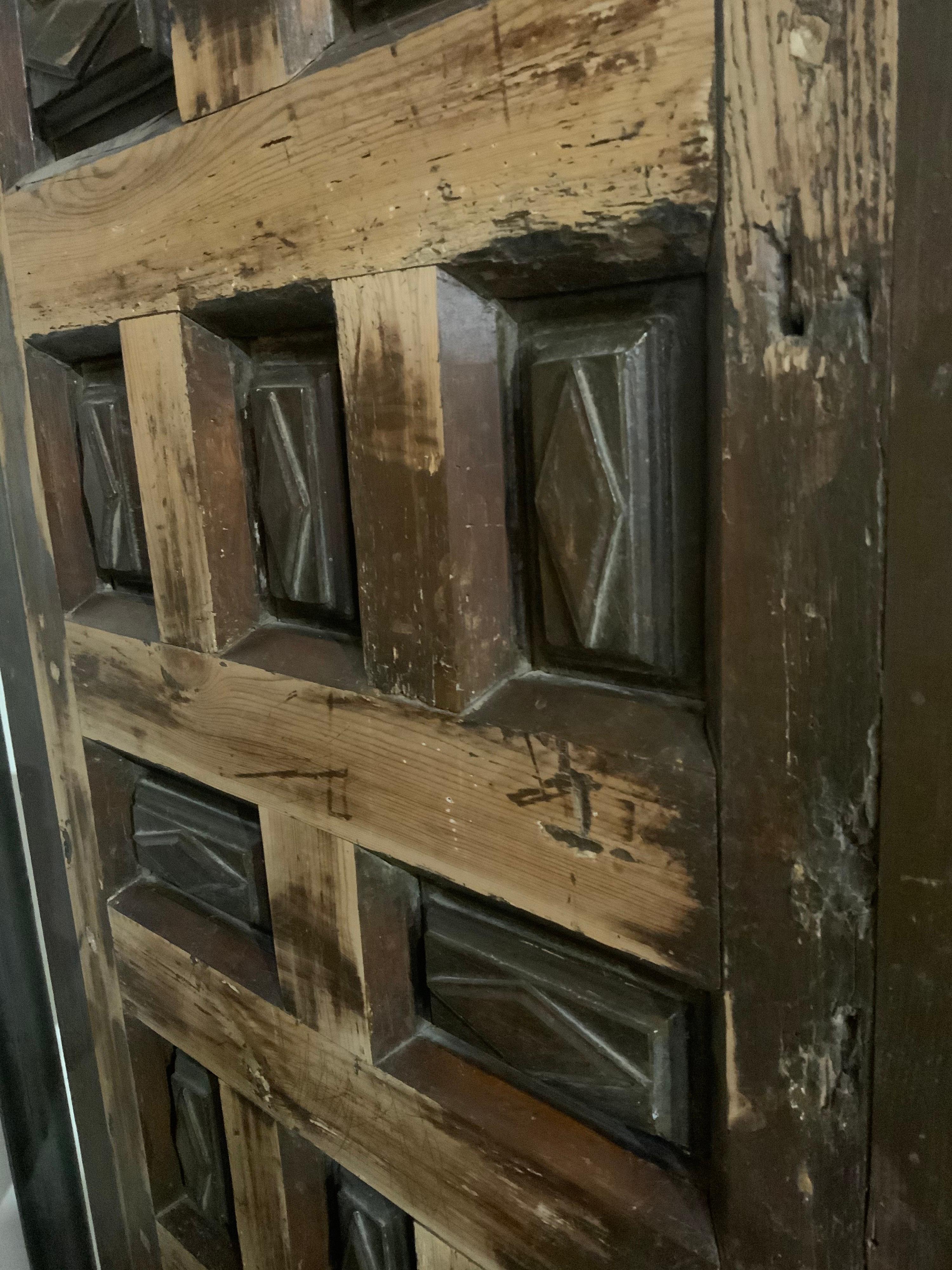 Spanish Mid-19th Century Maple Door from Spain For Sale