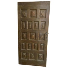 Mid-19th Century Maple Door from Spain