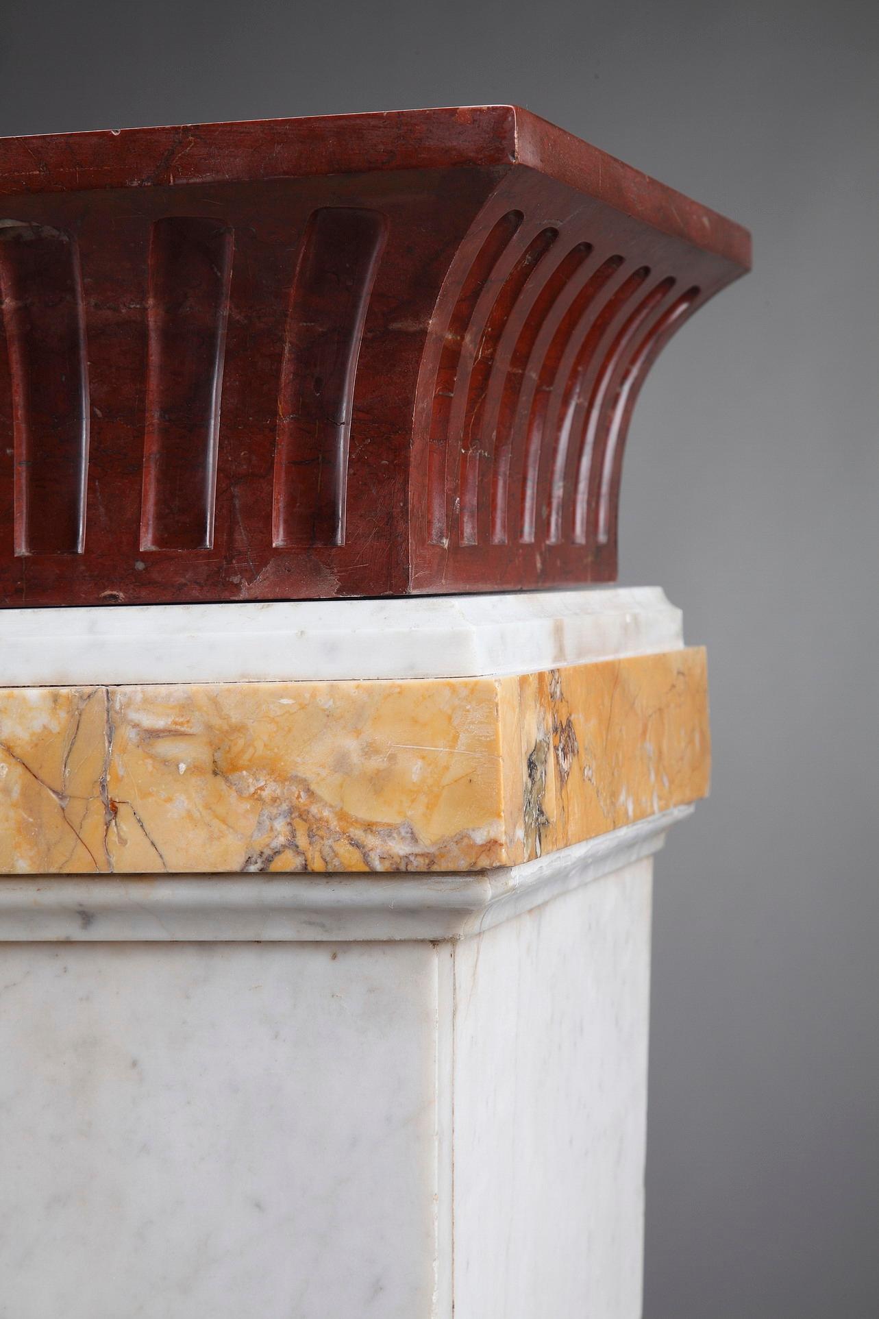 Mid-19th Century Marble Pedestal Column For Sale 2