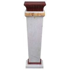 Mid-19th Century Marble Pedestal Column