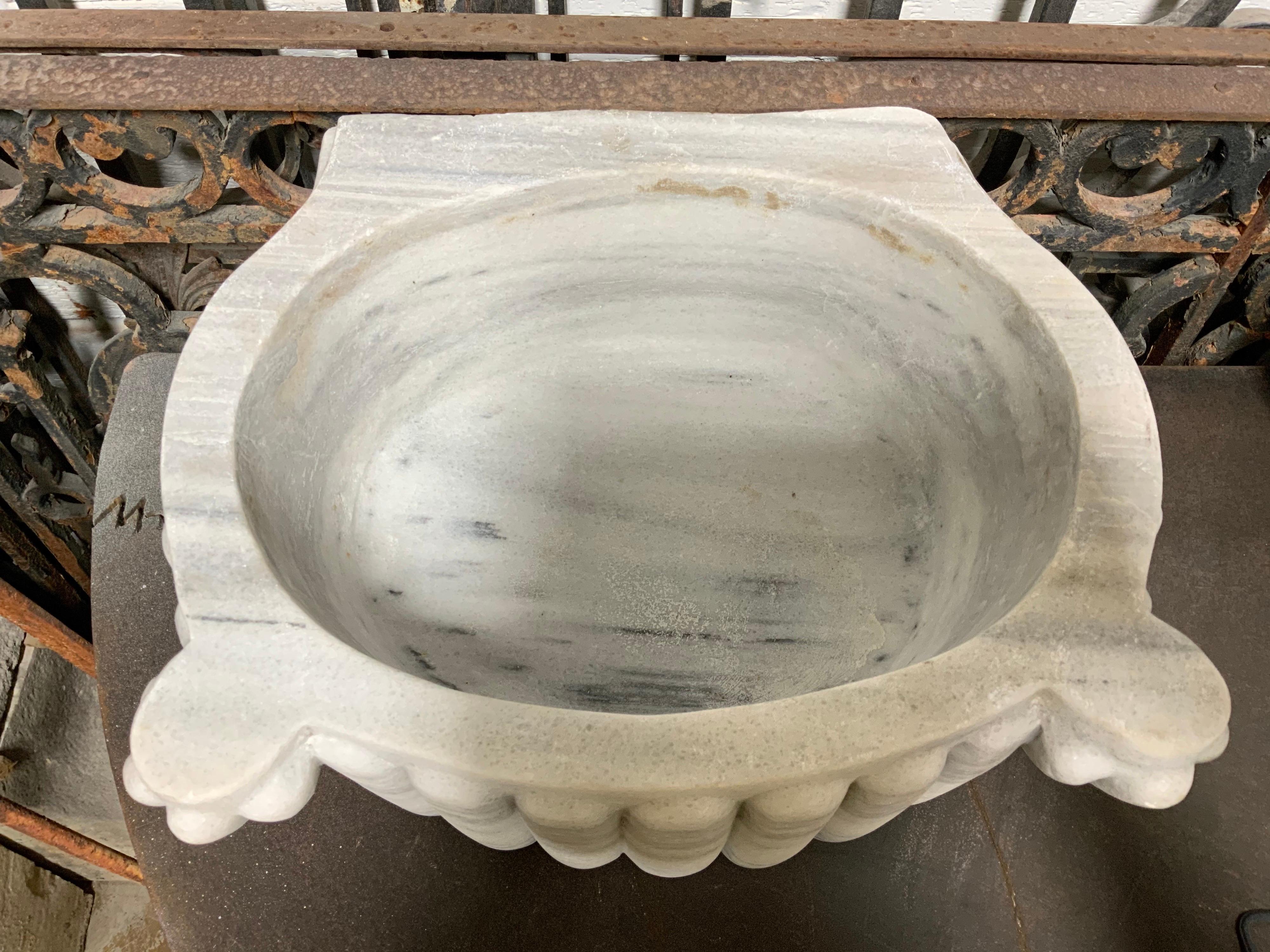 Greek Mid-19th Century Marble Sink from Greece