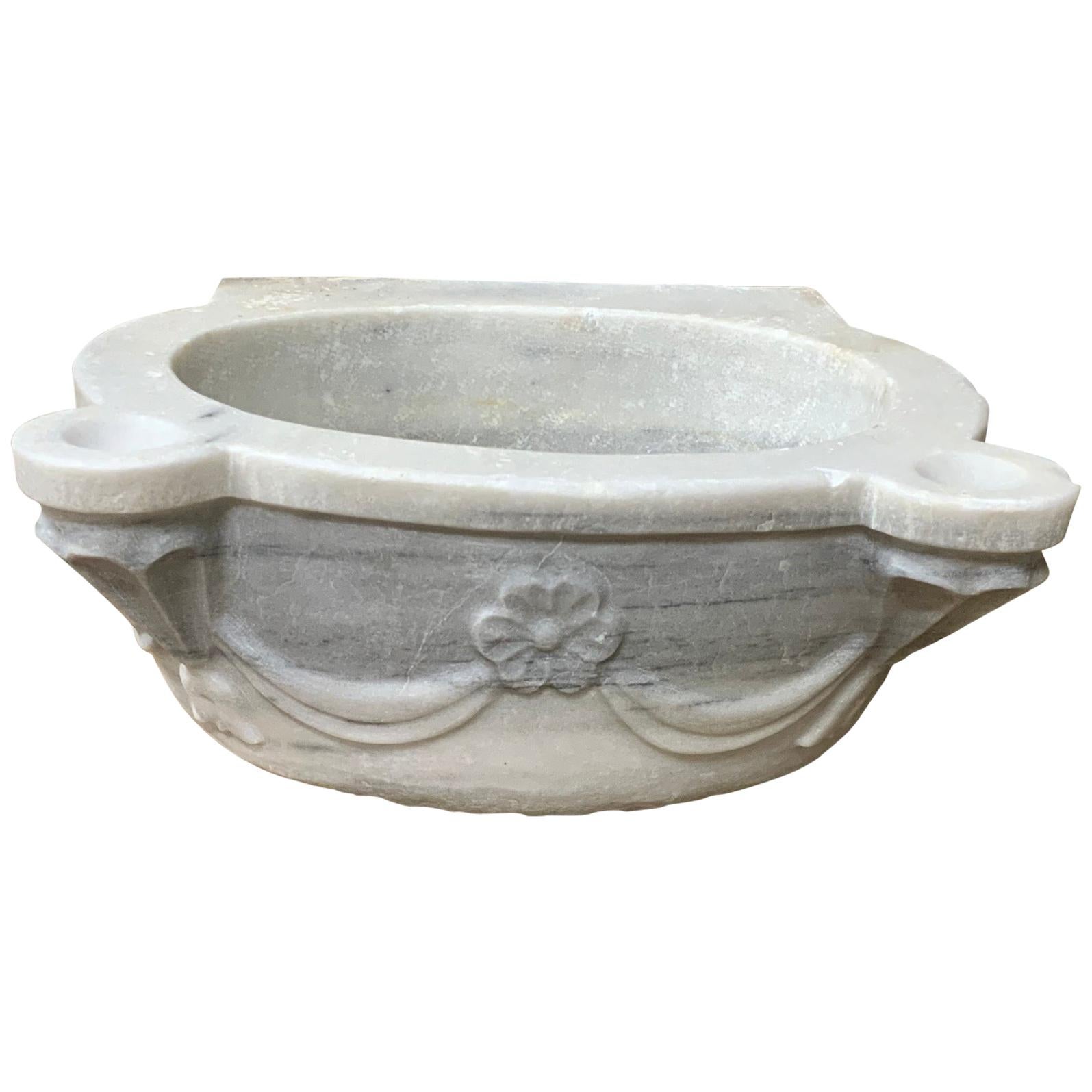 Mid-19th Century Marble Sink from Greece For Sale