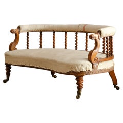 Mid 19th Century Miles & Edwards Kidney sofa