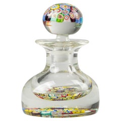 Mid-19th Century Murano Glass Paperweight / Bottle with Millefiori Pattern