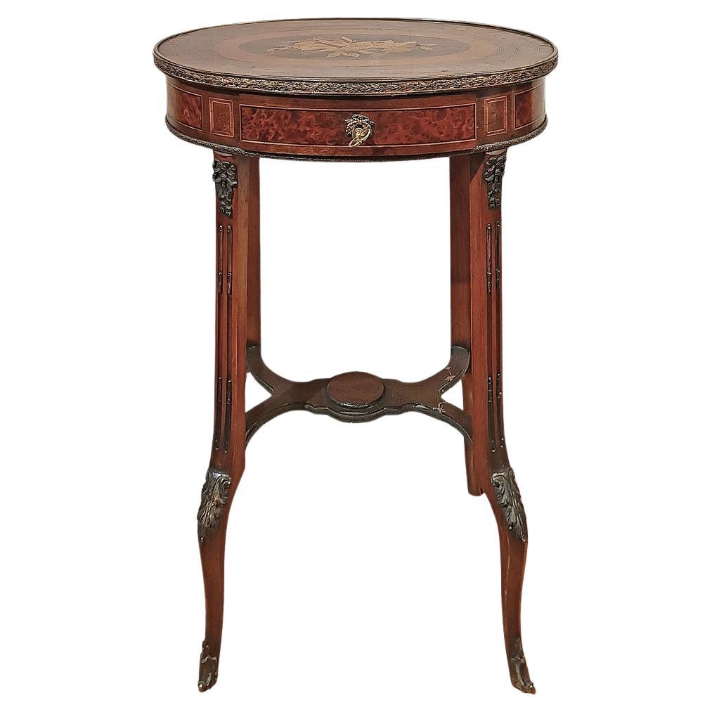 MID-19th CENTURY NAPOLEON III INLAID COFFEE TABLE im Angebot