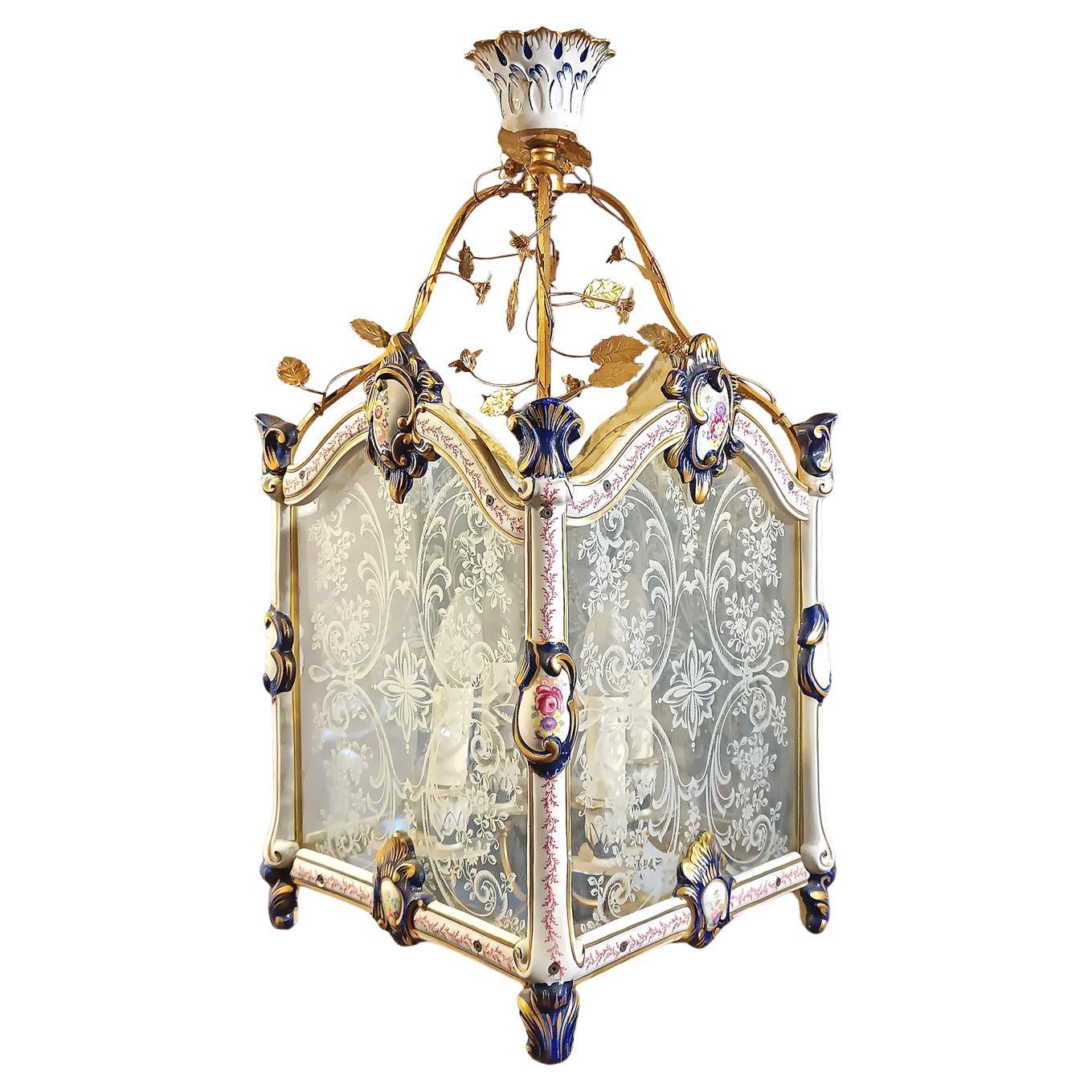 MID-19th CENTURY NAPOLEON III LANTERN