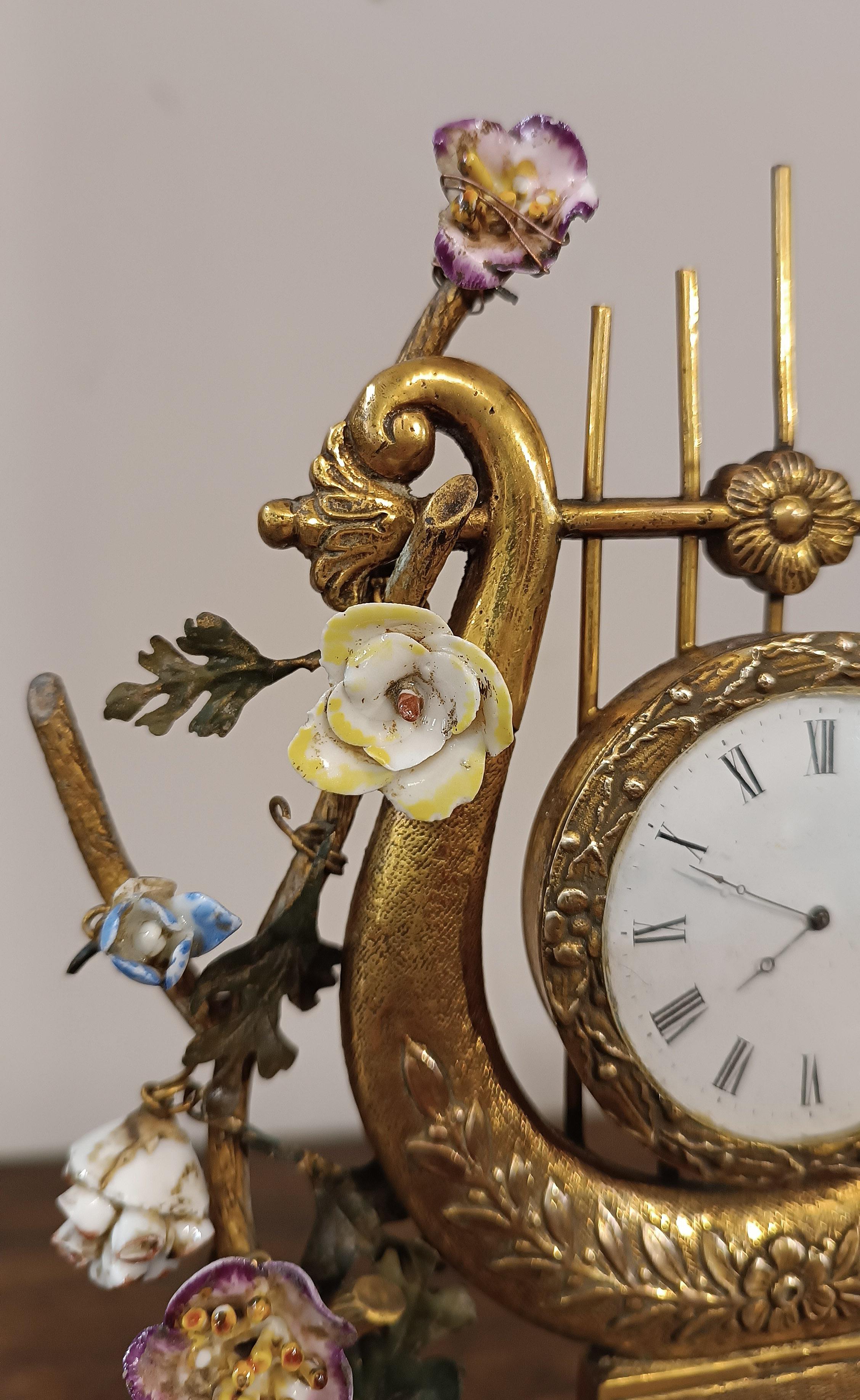 19th Century MID 19th CENTURY NAPOLEON III LIRE PENDULUM in vendita