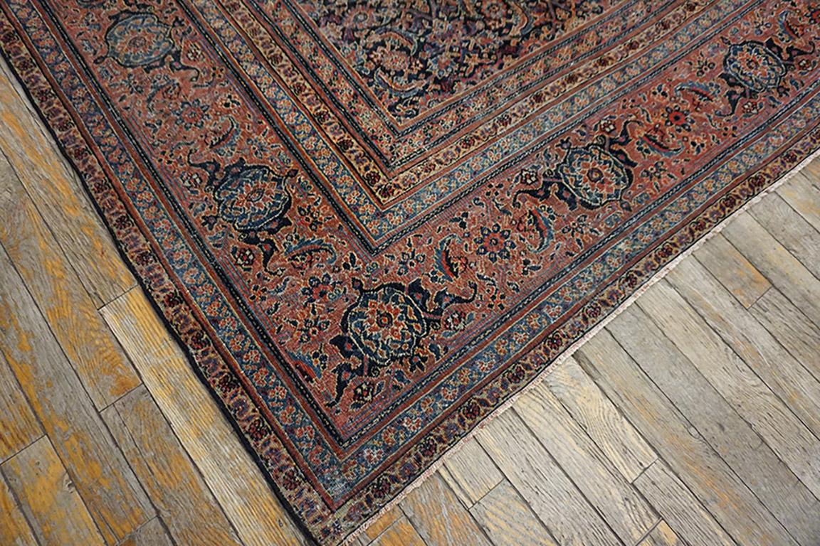 Mid 19th Century N.E. Persian Herat Carpet 6' 3