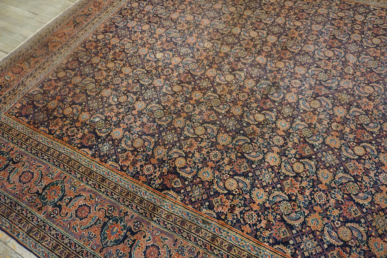 Mid 19th Century N.E. Persian Herat Carpet ( 8'6'' x 22'6'' - 260 x 685 ) For Sale 5