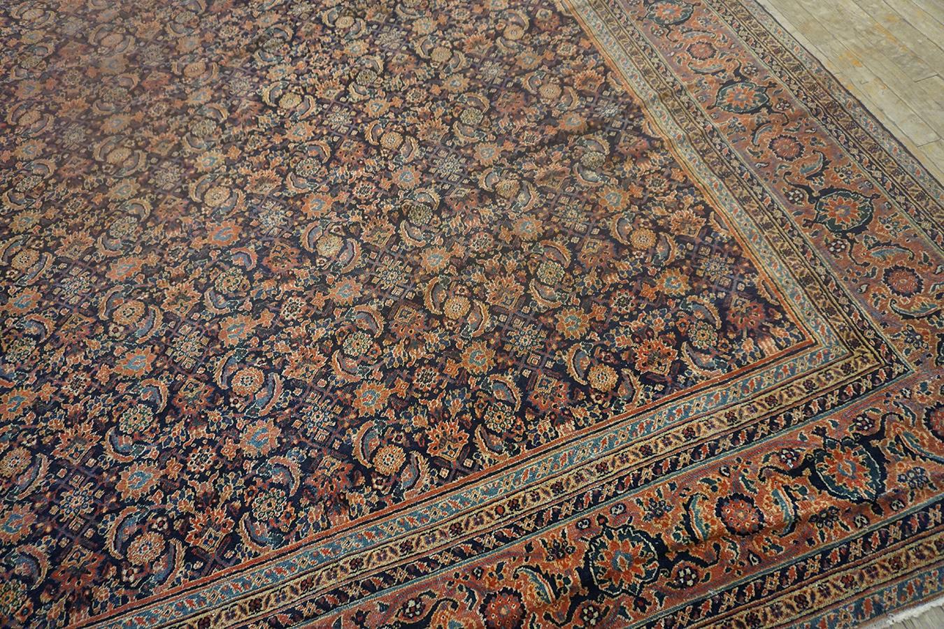 Mid 19th Century N.E. Persian Herat Carpet ( 8'6'' x 22'6'' - 260 x 685 ) For Sale 6
