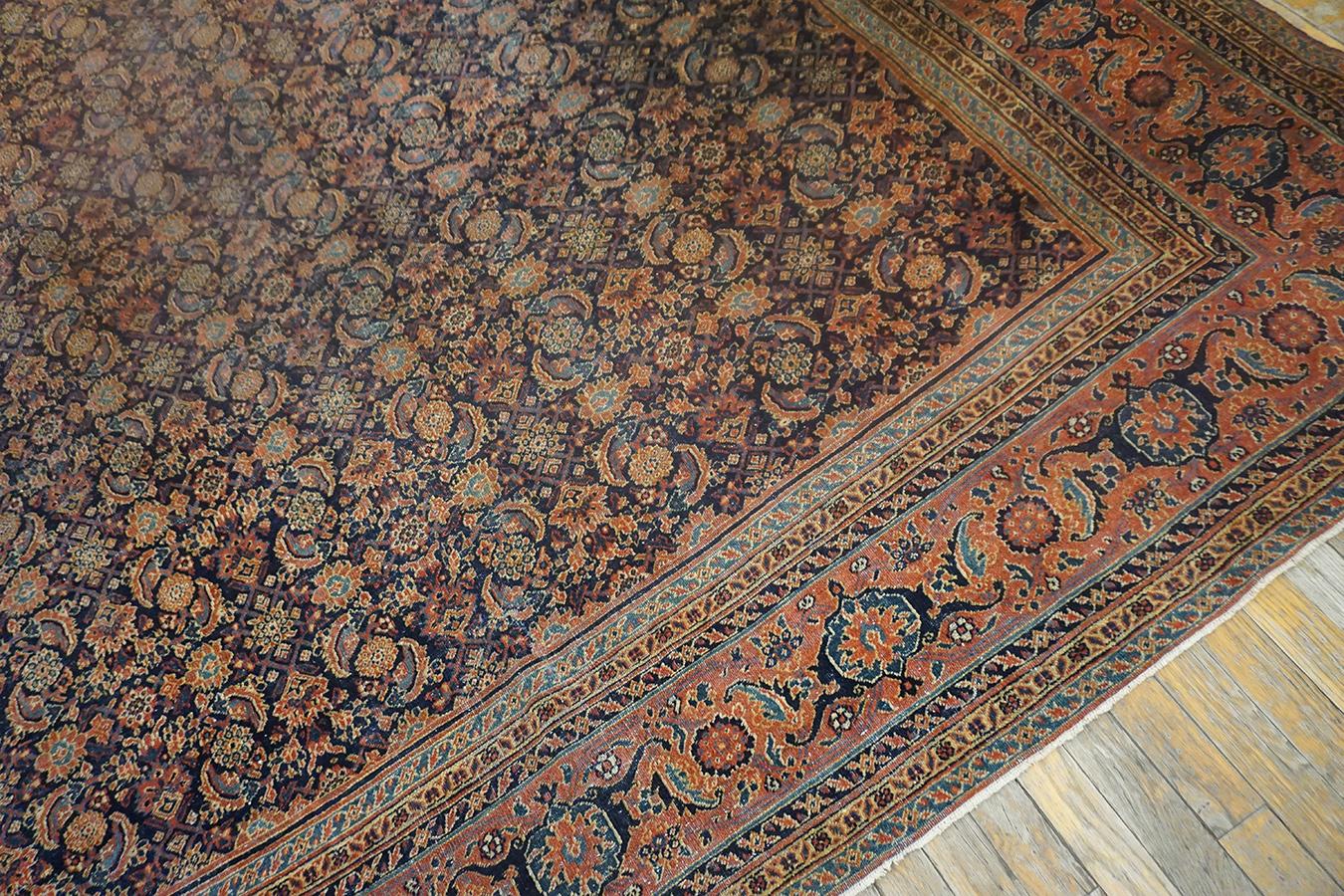 Mid-19th Century Mid 19th Century N.E. Persian Herat Carpet ( 8'6'' x 22'6'' - 260 x 685 ) For Sale