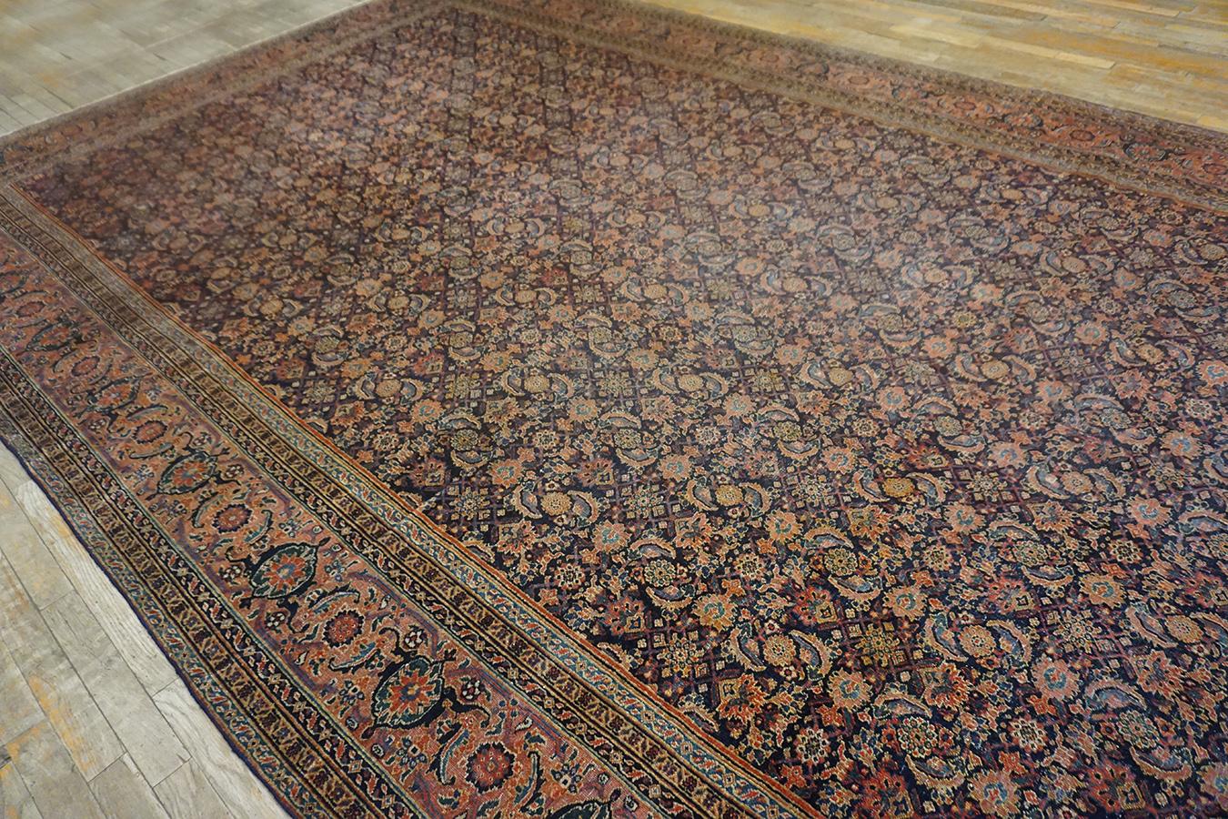 Mitte des 19. Jahrhunderts N.E. Persischerat-Teppich ( 8''6'''' x 22''6'''' - 260 x 685 ) (Wolle) im Angebot