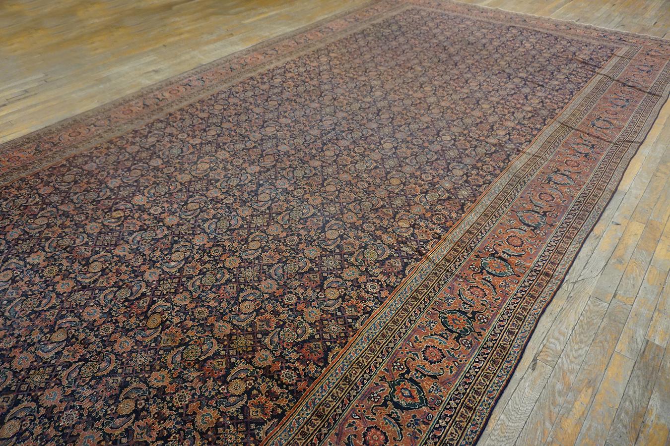 Mid 19th Century N.E. Persian Herat Carpet ( 8'6'' x 22'6'' - 260 x 685 ) For Sale 2