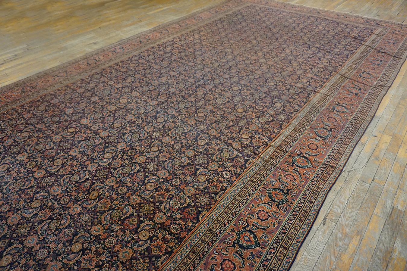 Mitte des 19. Jahrhunderts N.E. Persischerat-Teppich ( 8''6'''' x 22''6'''' - 260 x 685 ) im Angebot 1