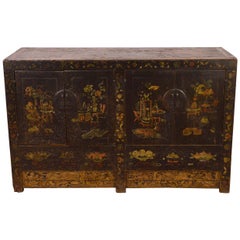 Mid-19th Century Northern Elm Chinese Chest
