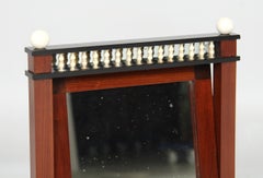 Specchio Biedermeier della Germania settentrionale della metà del XIX secolo, circa 1840