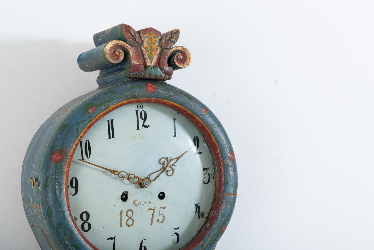 Mid-19th Century Northern Swedish Long Case Clock 2