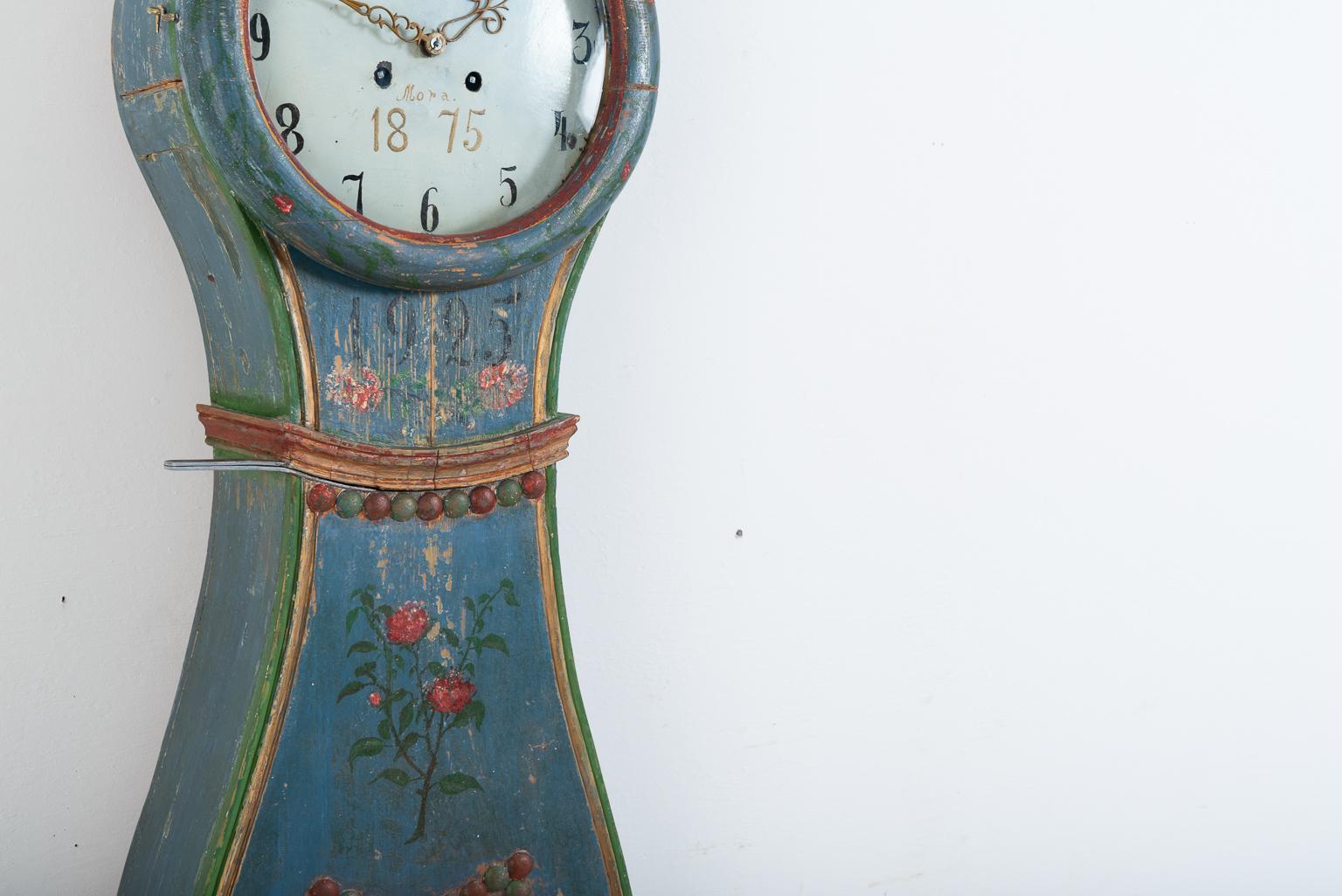 Mid-19th Century Northern Swedish Long Case Clock 3