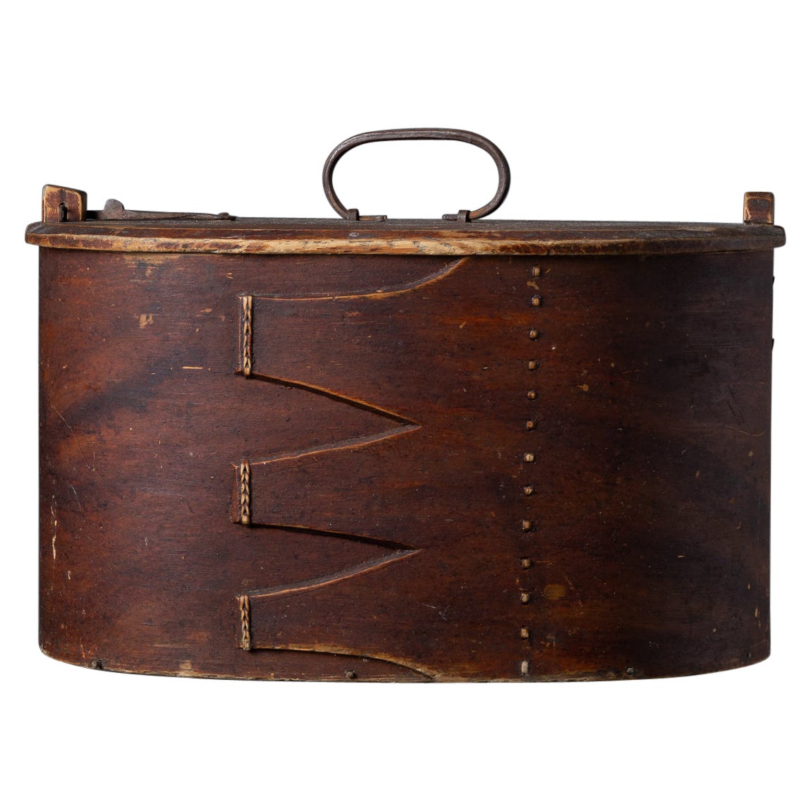 Mid 19th Century Northern Swedish Painted Shaker Style Box