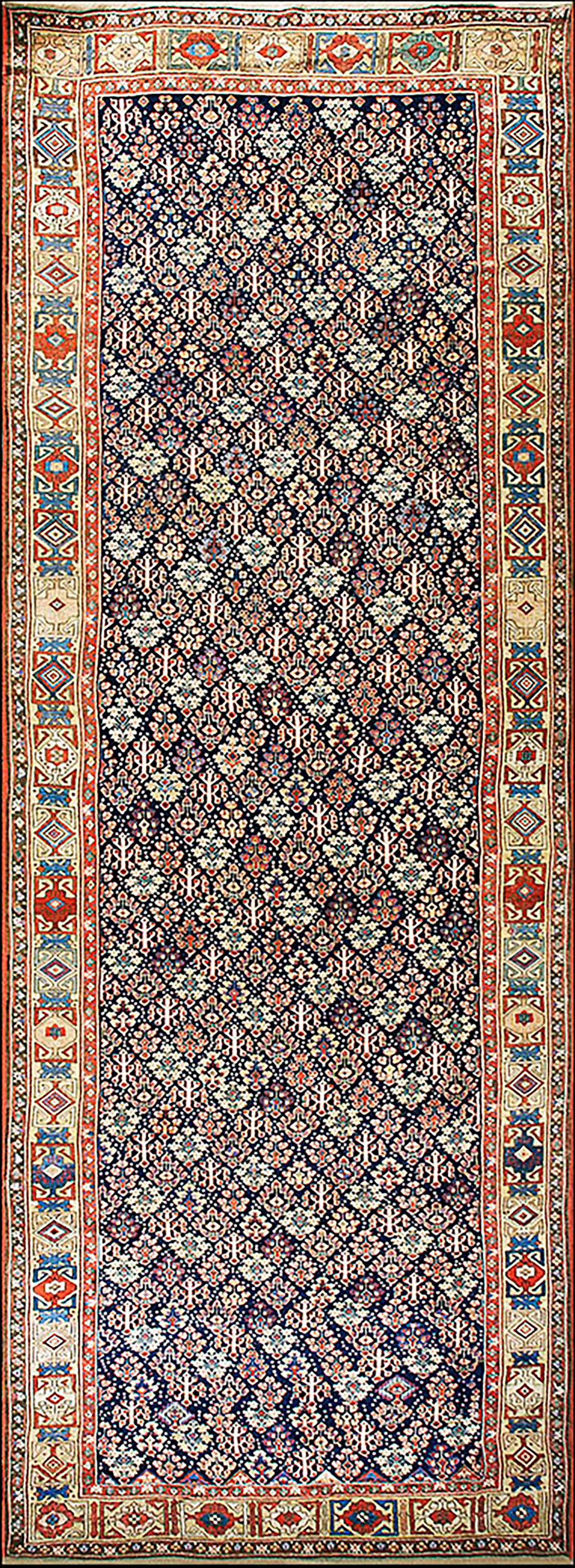 Mid 19th Century N.W Persian Gallery Carpet ( 5'10" x 16'7" -178 x 505 )