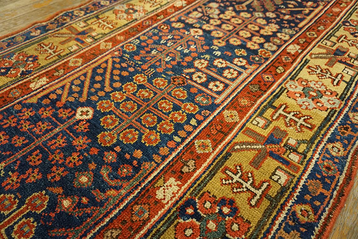 Mid 19th Century N.W. Persian Runner Carpet In Good Condition For Sale In New York, NY