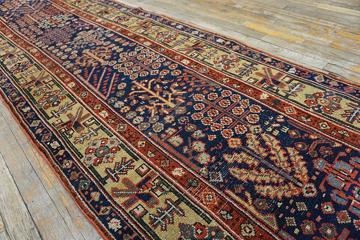 Wool Mid 19th Century N.W. Persian Runner Carpet For Sale