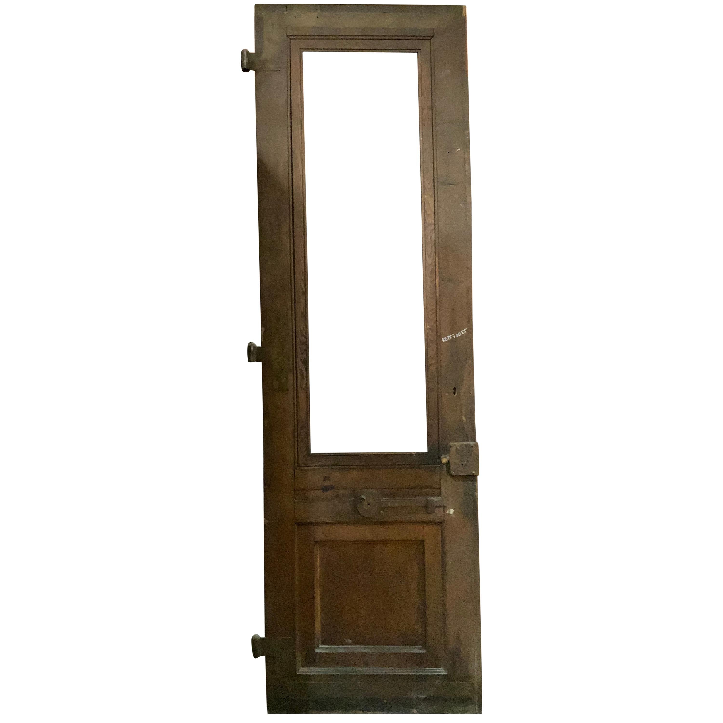 Tür aus Eiche aus Frankreich aus der Mitte des 19. Jahrhunderts