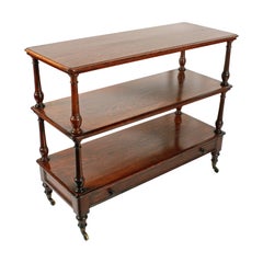 Mid-19th Century Oak Three-Tier Buffet