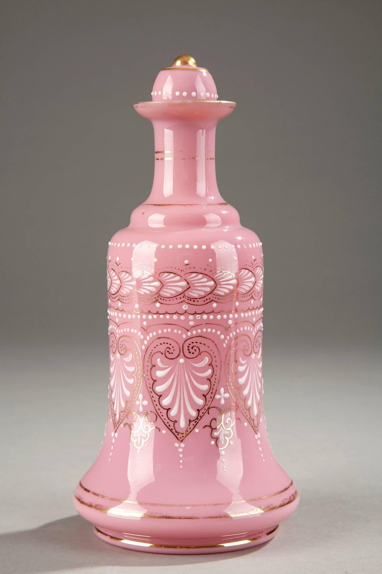 Empire Mid-19th Century Opaline Flask