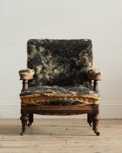 Mid 19th Century Open Armchair by Holland and Sons